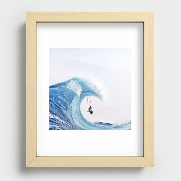 The Great Wave Recessed Framed Print