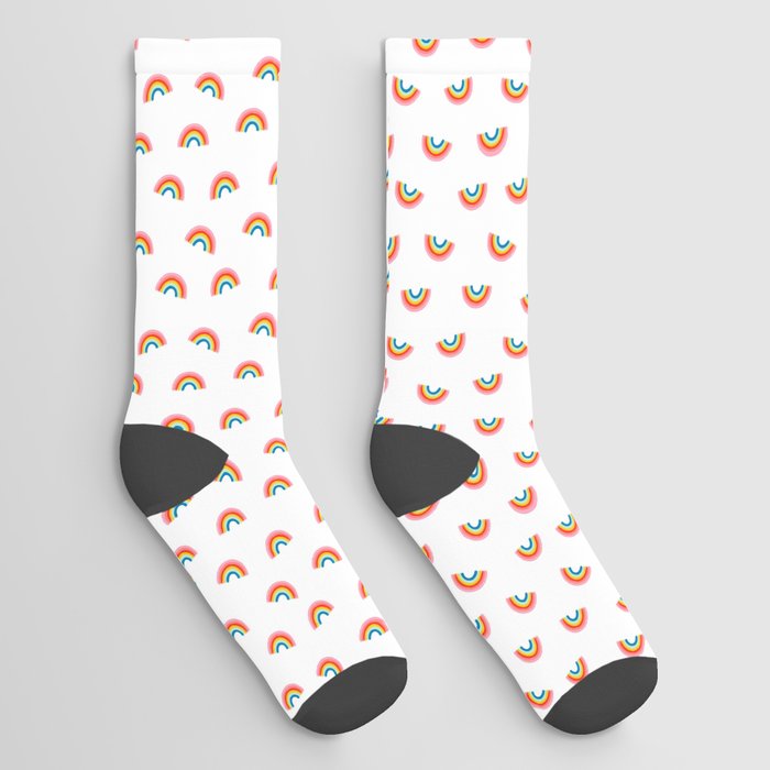 Happy Rainbow Socks