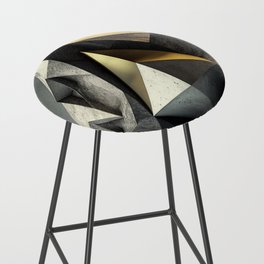 Geometric Stones  Bar Stool