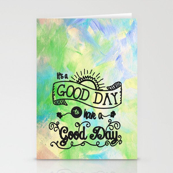 It's a Colorful Good Day by Jan Marvin Stationery Cards