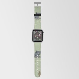 feeding fish and turtles at the creek Apple Watch Band