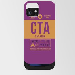 Luggage Tag B - CTA Catania Italy iPhone Card Case