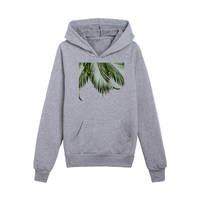 Palm Leaves Finesse #1 #tropical #wall #art #society6 Kids Pullover Hoodie