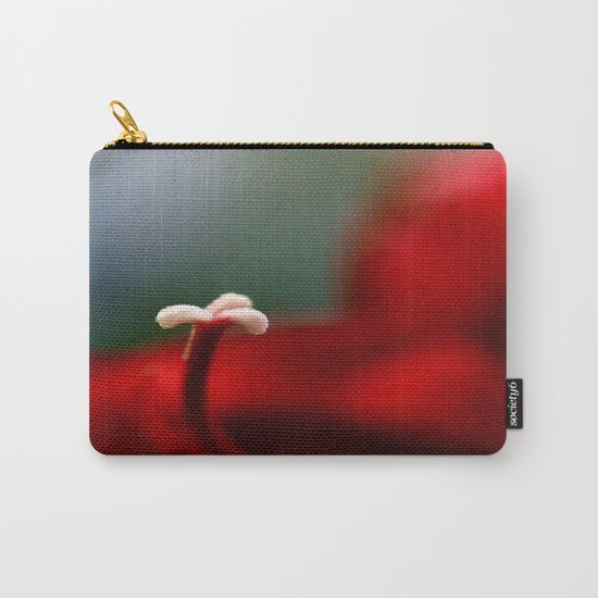 Red & White Carry-All Pouch