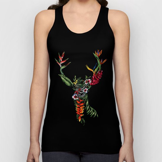 Tropical Deer Unisex Tank Top