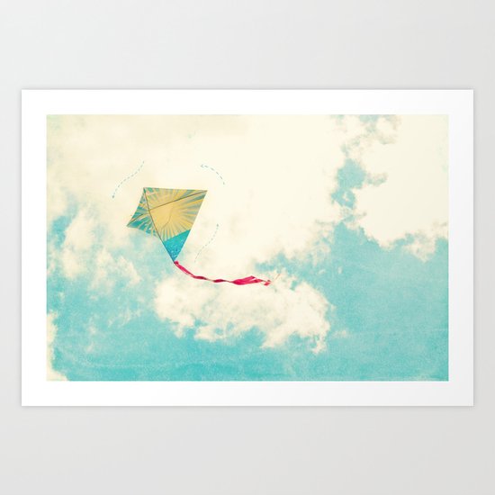 Our Heart is Like a Kite Art Print