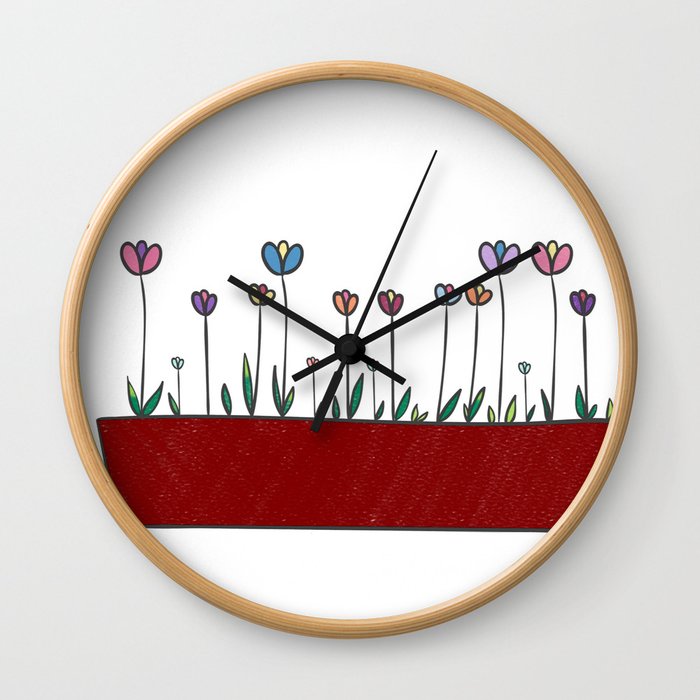 Spring Wall Clock