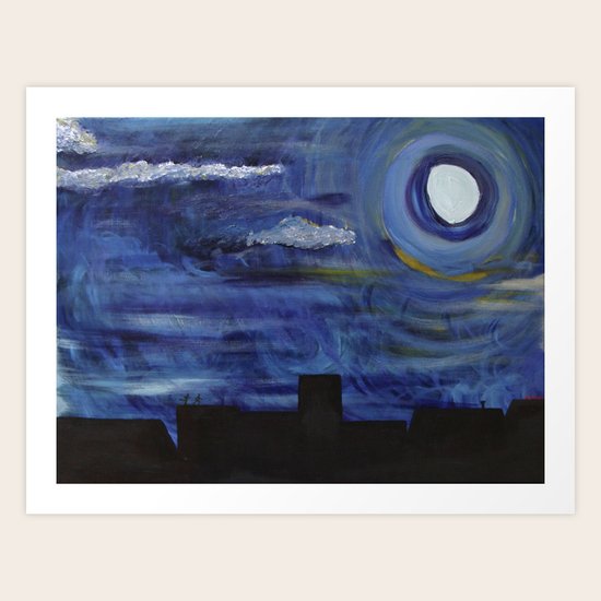Rooftops Art Print