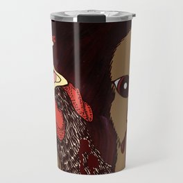 So the Rooster Fell In Love with the Hen Travel Mug