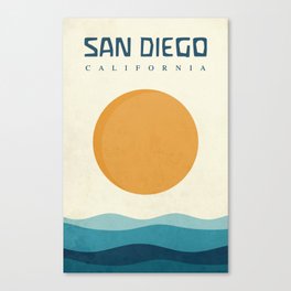 San Diego Vibes Canvas Print