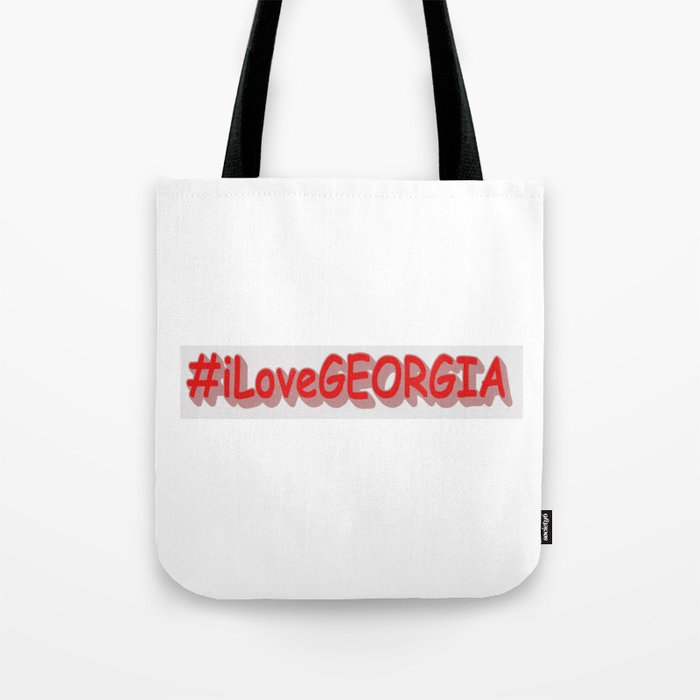 "#iLoveGEORGIA " Cute Design. Buy Now Tote Bag