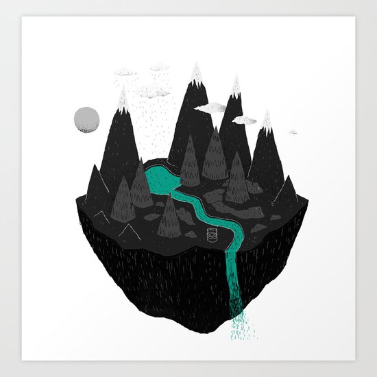island. Art Print