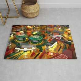 Guns N Roses Rug Mat Floor Door Pinball Home Flannel carpet 