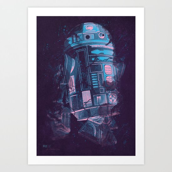 R2D2 Art Print