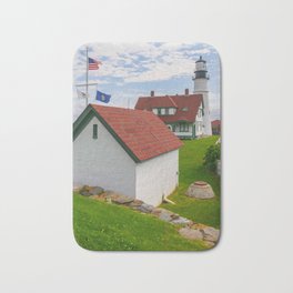 Portland Lighthouse Maine Bath Mat