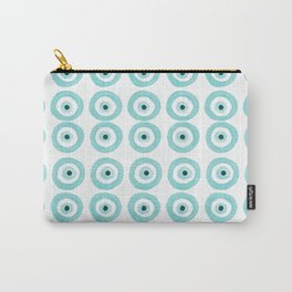 Baby Blue Evil Eye Carry-All Pouch