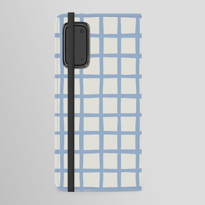 natural grid_calm sky Android Wallet Case