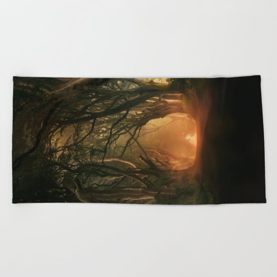 When the day begins... Beach Towel