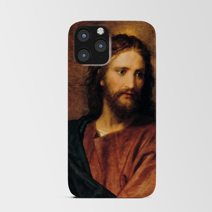 Jesus Christ, Portrait by Heinrich Hofmann iPhone Card Case