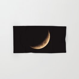 Crescent Moon Photograph Hand & Bath Towel