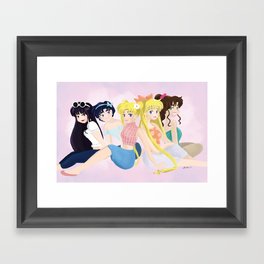 Trendy Sailor Scouts Framed Art Print
