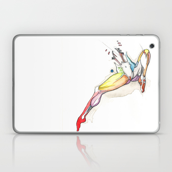 Spread Female Abstract Anatomy Nyc Artist Laptop Ipad Skin By
