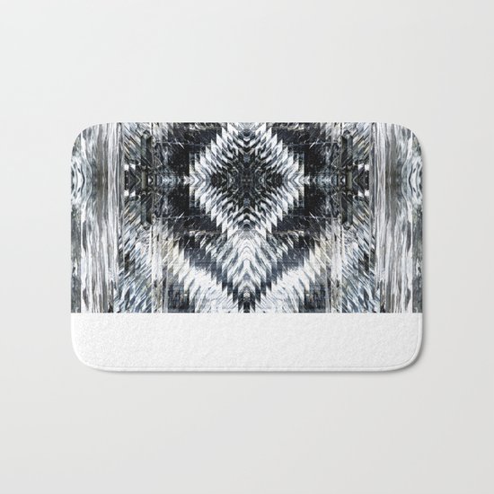 Stone ornament Bath Mat