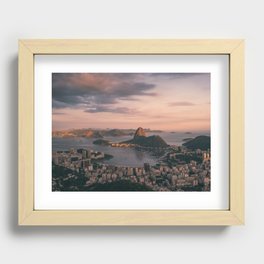Rio de Janeiro Recessed Framed Print
