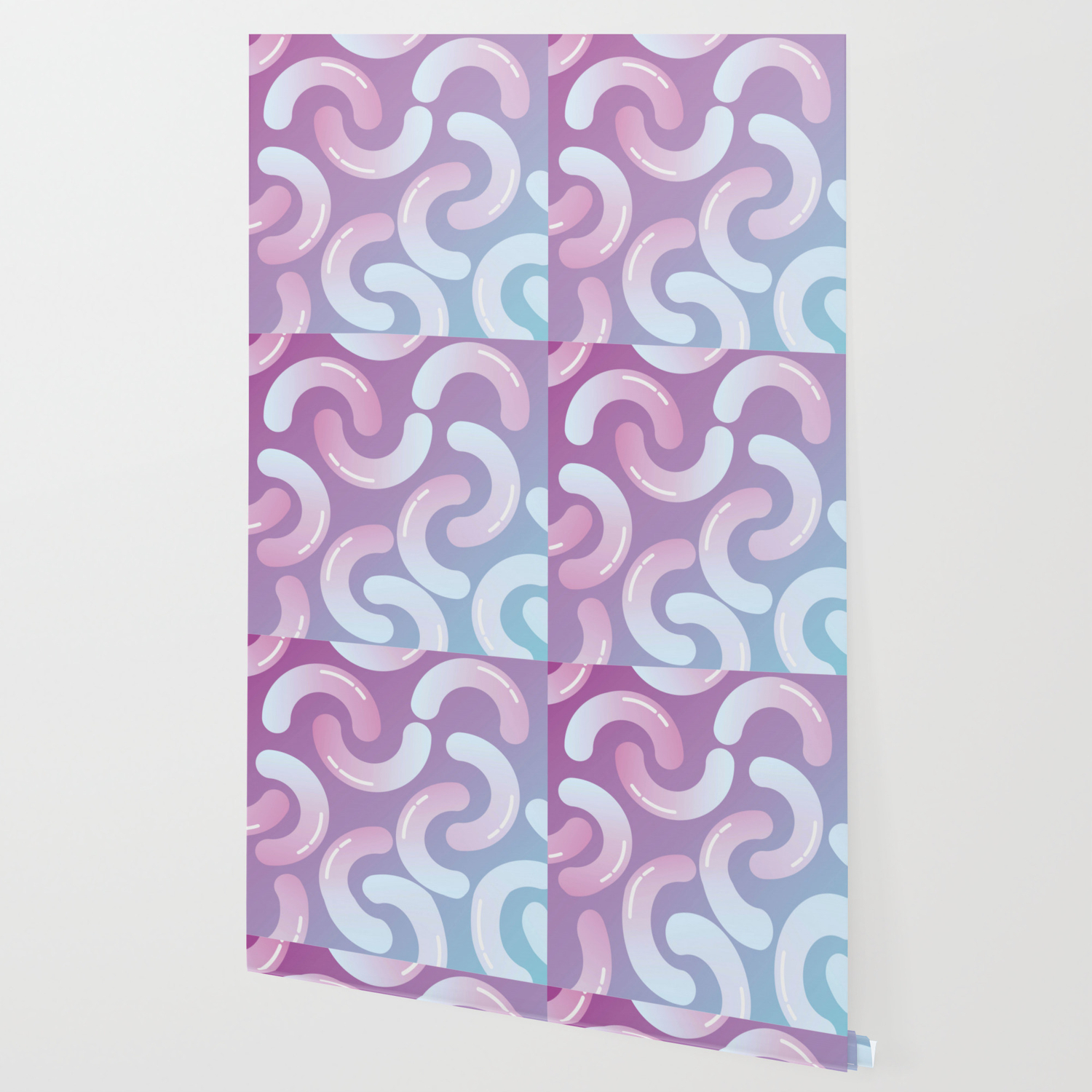 Pastel Violet Vaporwave Pattern Wallpaper By Patternfactory Society6