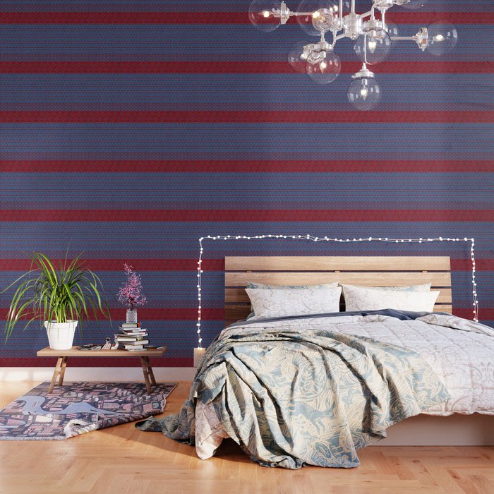 Japanese Style Bohemian Pattern Wallpaper By Annaki Society6