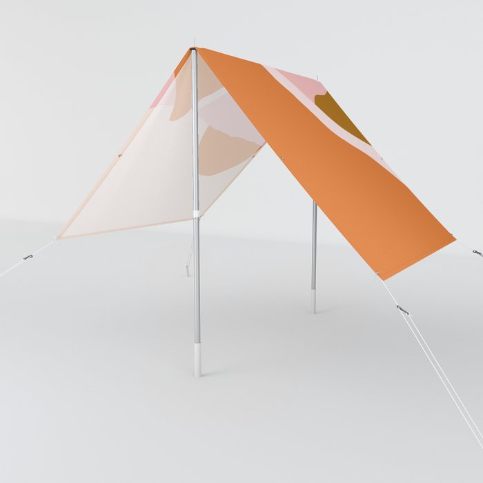 Pink and Orange Sunset Landscape in Contemporary Minimalism  Sun Shade