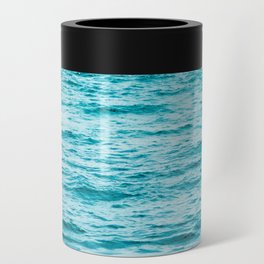Teal Ocean Wave Photography Can Cooler
