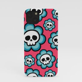 Skull Flowers iPhone Case