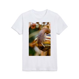 Snail Shell Inspection Photograph Kids T Shirt