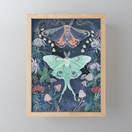 Luna Moth Framed Mini Art Print