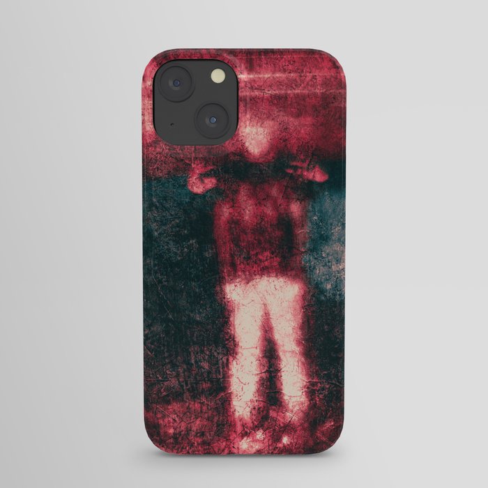 The Abduction - red iPhone Case