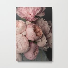 Romantic Rose Metal Print | Florals, Digital, Summertime, Peony, Pinkflowers, Summerflowers, Roses, Summerblooms, Botanical, Photo 