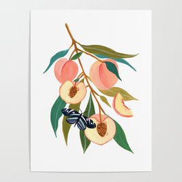 Summer Peach Poster