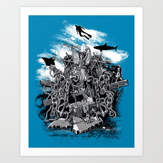 Treasures of the Deep Art Print