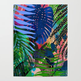 Jungle print, Jungle art Poster