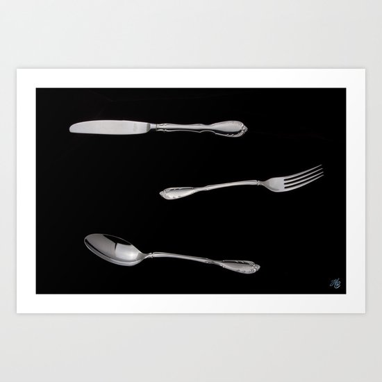 Silverware Art Print