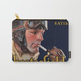 Chesterfield Cigarettes 15 Cents, Ace High, 1914-1918 by Joseph Christian Leyendecker Carry-All Pouch | Worldwar, Leyendecker, Chesterfield, Acehigh, Cigarettes, Army, Soldier, Aviation, Partisan, Advertisement 