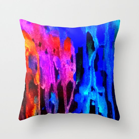 Memoryscape : Colors Series 4 Throw Pillow