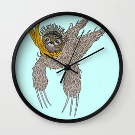 Impulsive Sloth Wall Clock