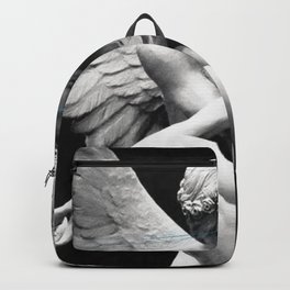 Angel Backpack | Angels, Angelic, Human, Statue, God, Ethereal, Graphicdesign, Photo, Beautiful, Black And White 