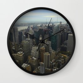 Bird's Eye Time Square Wall Clock