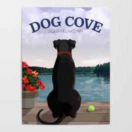 Dog CoveS:: Black Lab edition Poster