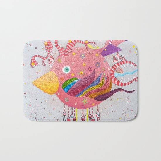 the bird-world Bath Mat