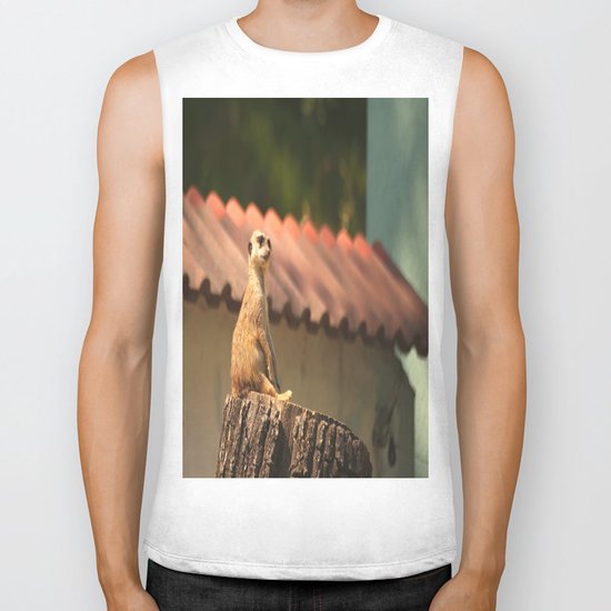 Funny Observer Biker Tank