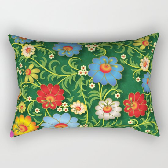 Shabby flowers #16 Rectangular Pillow